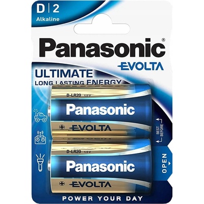 PANASONIC EVOLTA Platinum LR20EGE/2BP D 2ks 2791