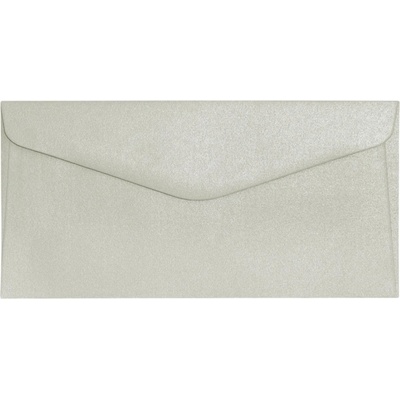 Galeria Papieru Ozdobné obálky Pearl - DL, 150 g/m2, stříbrné, 10 ks