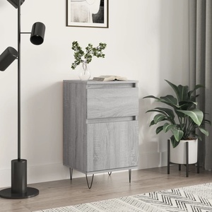 vidaXL Бюфет сив сонома 40x35x70 см инженерно дърво (831160)
