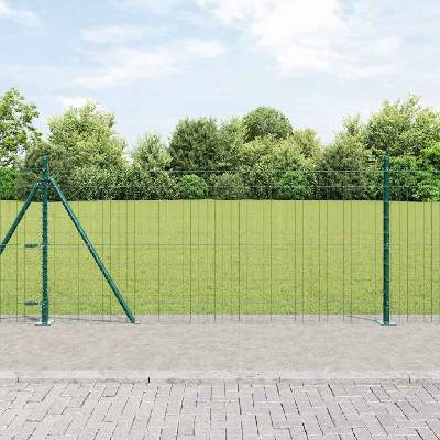 OMAXI Evropský plot s betonovou základnou 25 x 0,8 m Zelená Síťovina 242075