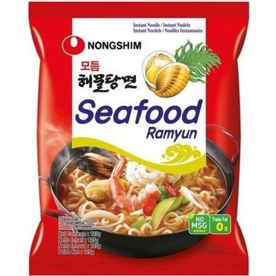 NongShim Nudlová polévka s příchutí mořských plodů 125g
