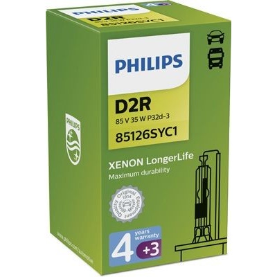 PHILIPS Xenon LongerLife D2R P32d-3 85V 35W 85126SYC1