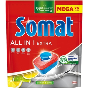 Somat All in One Extra tablety do myčky 76 ks