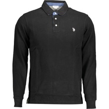 Us Polo Polo Maniche Lunghe Uomo Nero