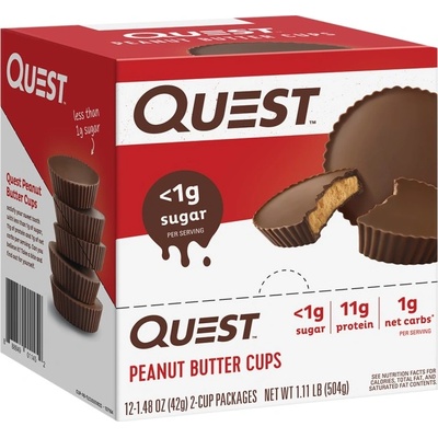 Quest Nutrition Quest - Peanut Butter Cups [12 x 42 грама] Фъстъчено масло