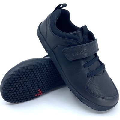 Vivobarefoot detské barefoot topánky Primus Ludo School Obsidian čierné