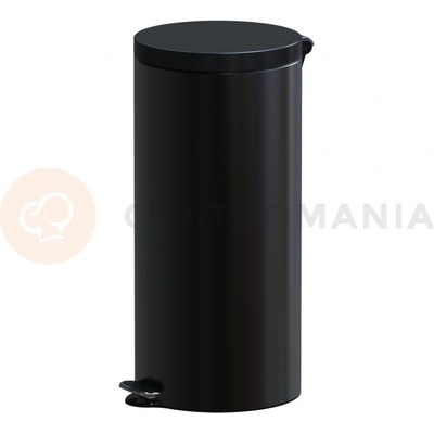 Alda Pedálový odpadkový koš s tichým dovíráním 30 l černý Freedom Fresh Soft Close nerez inox;černá