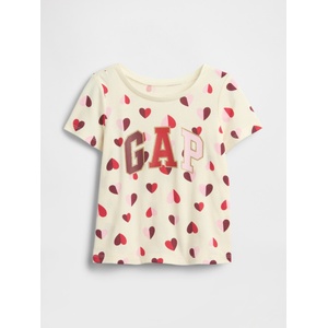 GAP Детска тениска с логото на GAP GAP | Byal | Момичешки | 12-18 месеца