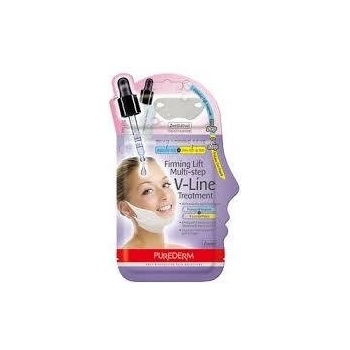 Purederm Корейска козметика повдигаща и изглаждаща маска и серум за V line (0590163)