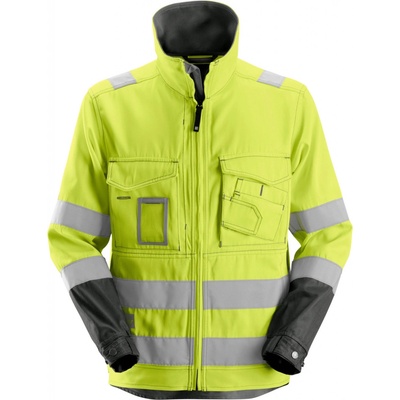 Snickers Workwear Ľahká reflexná bunda trieda 3 žltá