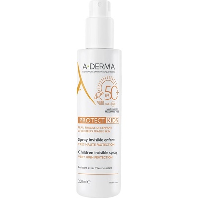 A-DERMA Protect Слънцезащитен спрей Kids, SPF50+, 200 ml