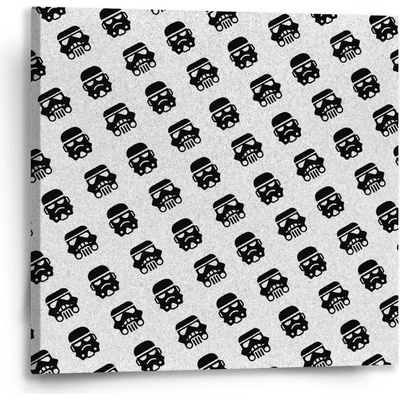 Sablio Obraz Star Wars Stormtrooper Pattern šikmý - 50x50 cm
