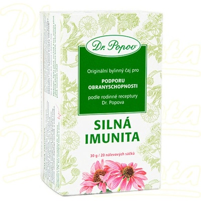 Dr.Popov Čaj Silná imunita 20 x 1,5 g