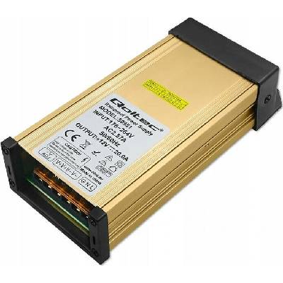 Qoltec Napájecí zdroj pro LED IP45 | 250W | 12V | 20A | Vodotěsný