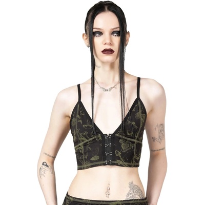 KILLSTAR сутиен за жени KILLSTAR - Forest Lush - Черен - KSRA008811