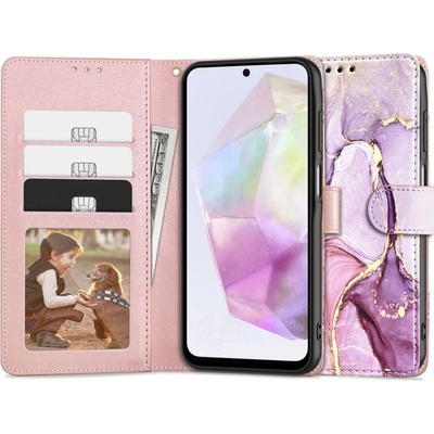 TECH-PROTECT WALLET SAMSUNG GALAXY A35 5G MARBLE