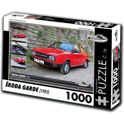 Retro-auta Škoda Garde 1983 1000 dílků