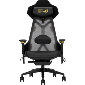 ASUS Геймърски стол Asus ROG Destrier Edition 20, до 150kg, алуминиева база, Class 4 газов амортисьор, 3D подлакътници, черен (90GC02C0-MSG010)