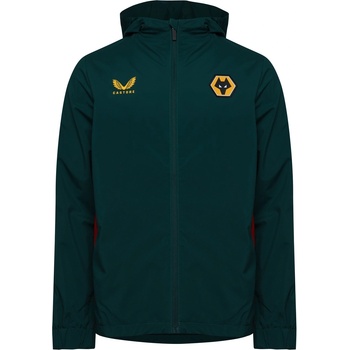 Castore Castore Wlvs LwT Jkt Sn99 - BtnclGrdn/SvyRd