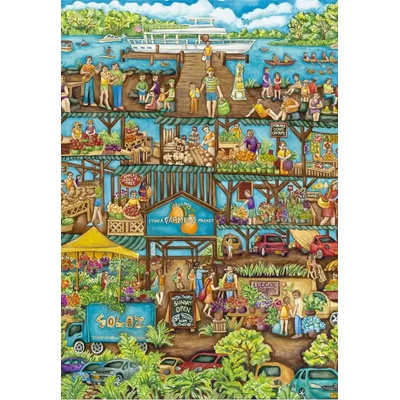 Grafika - Puzzle Farmer's Market - 1 000 piese