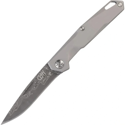 Herbertz CJH pocket knife, Damascus steel