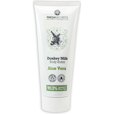 Madis Fresh Secrets Donkey Milk Body butter aloe vera - Telové maslo s oslím mliekom a aloe vera 200 ml