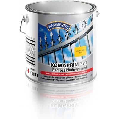 Dulux Komaprim 3v1 přímo na rez/0,75L červeň rumělka tmavá 0816