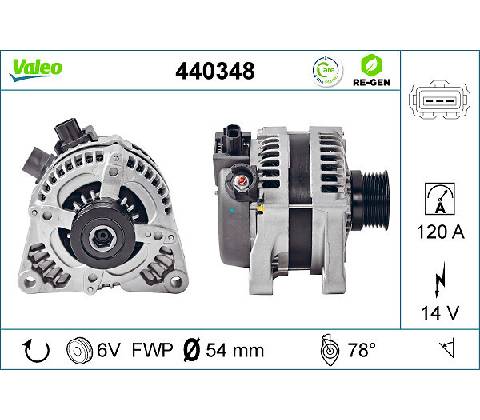 Alternátor VALEO 440348