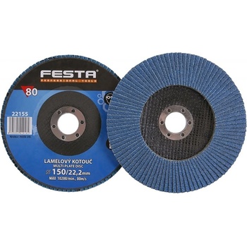 Festa Kotouč lamelový 150 mm P80 22155