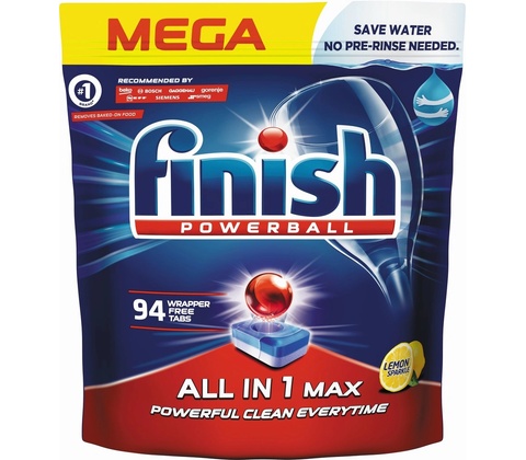 Finish All in 1 Max tablety do myčky nádobí Lemon Sparkle 94 ks