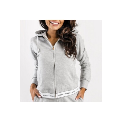 Guess carrie zip hoodie O3YQ00KBS91-H9D3 béžová