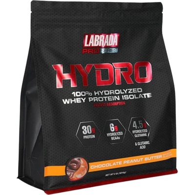 Labrada HYDRO | 100% Hydrolyzed Whey Protein Isolate Шоколад с фъстъчено масло