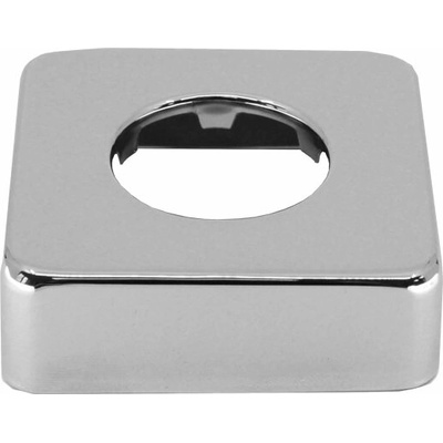 Mereo Kryt pro sifón umývadlový hranatý, celokovový s prevlečnou maticou, chróm. mosadz, 5/4"x ø 32 mm