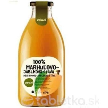 Zdravo 100% marhula a jablko 0,75 l