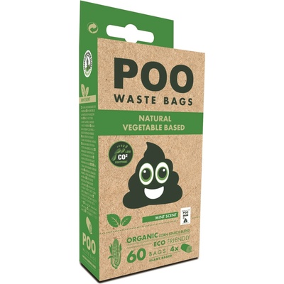 M-Pets Poo vrecká na trus mäta 60ks