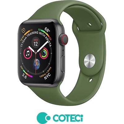 COTECi Маслено зелена каишка W3 за Apple iWatch 5, 44мм | Baseus. bg (CS2086-KR)