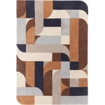 Asiatic Carpets Ръчно изработен вълнен килим 120x170 cm Matrix - Asiatic Carpets (MATR1201700088)