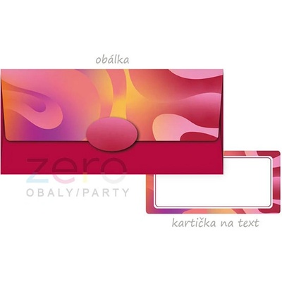 Obálka dárková na peníze - abstraktní I