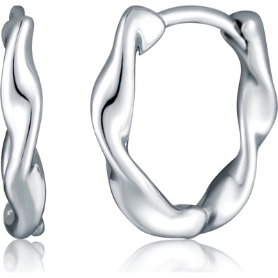 JVD Vlnité strieborné kruhy SVLE2730X860000