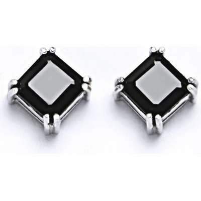 Čištín Zlaté náušnice, přírodní granát, bílé i žluté zlato - NŠ 1259