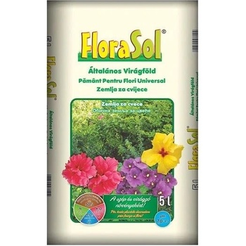 FloraSol Универсална почва за цветя - 5 л (61120246)