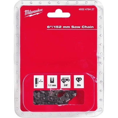 Milwaukee Řetěz na pilu 3/8" x 152 x 1,1 4932478427 – Zbozi.Blesk.cz