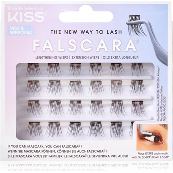 KISS Falscara Wisp изкуствени мигли в сноп с възел Lengthening Wisps 24 бр