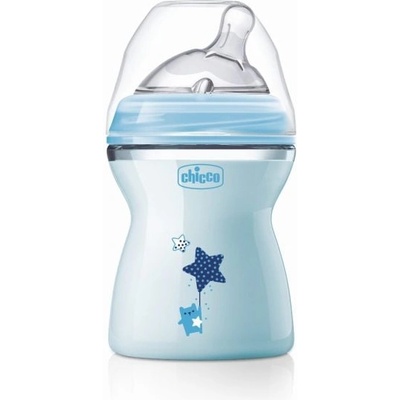 Chicco Бебешко шише за хранене Chicco - Natural Feeling РР, за момче, 250 ml, 2 m+ (N0243)