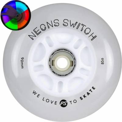 Powerslide Neons Switch LED 90mm 85A 4ks