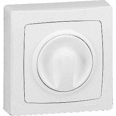 Stmievač otočný R 60-500W (SS) biela Oteo bez rámčeka (Legrand)
