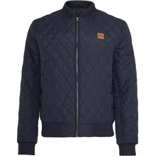 Diamond Quilt Nylon jacket navy