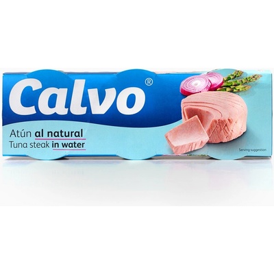 Calvo tuňák ve vlastní šťávě, 3x80g