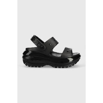 Crocs Чехли Crocs Classic Mega Crush Sandal в черно с платформа 207989 (207989.001)