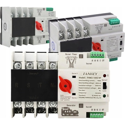 Automatický přepínač dvojího napájení PV 4P 125A VCX